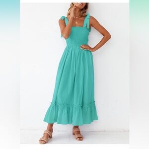 Turquoise Maxi Dress
